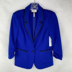 Laundry by Shelli Segal Sapphire Blue Jersey Blazer NWT